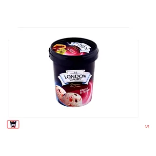 Glace Fruit et crème LONDON DAIRY 500 ml