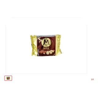 Multipack Glace Mini Amandes blanches MAGNUM 6 Pièces - 345 ml