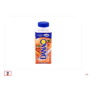 Jus de fruit & lait pêche abricot DANAO 200 ml