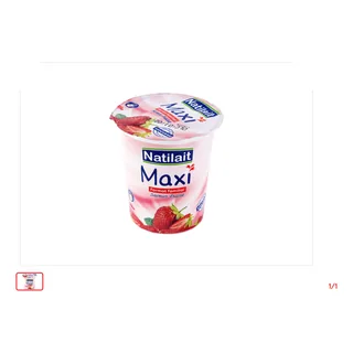 Spécialité laitière Fraise NATILAIT Maxi-330 g