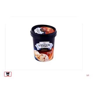 Glace Crème praline LONDON DAIRY 500 ml
