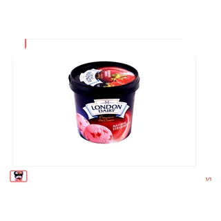 Glace Fraise naturel LONDON DAIRY 1 L