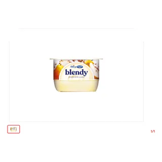Yaourt aux céréales blendy Poire Graine de lin DÉLICE 120 g