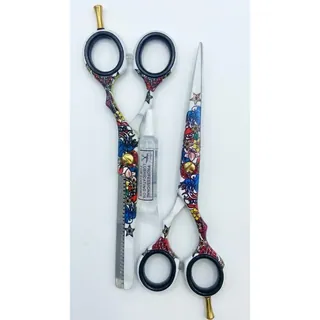 Henbor Ensemble Ciseaux 786-1/6 & 786/6 Tatoo
