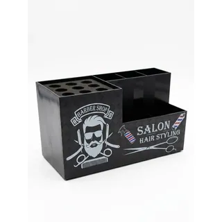 Support de Rangement Barber Shop Noir