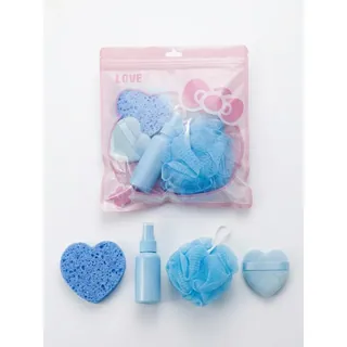 Kit d Accessoires de Bain et Beaute en Pochette 4PCS