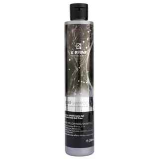 K-reine Silver Shampoing sans Sulfate et sans Sel – Anti-jaunissement – 250 ml
