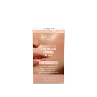 Byphasse Bandes de Cire Froide Visage 24UNITES