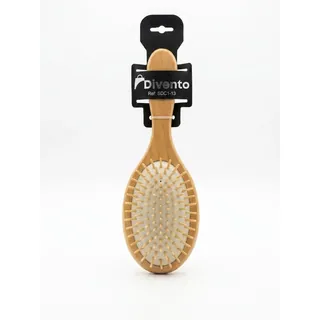 Brosse Pneumatique Ovale en Bois avec Picots en Bois Pointu