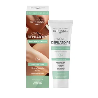 Byphasse Creme Depilatoire a L Extrait d Aloe Vera 125 ml