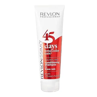 REVLON 45 Days Shamp 2 en 1 S. Sulfate Brave Reds 275 ml
