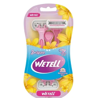 Wetell Lady Rasoir 3 Blades Parfume 3PCS