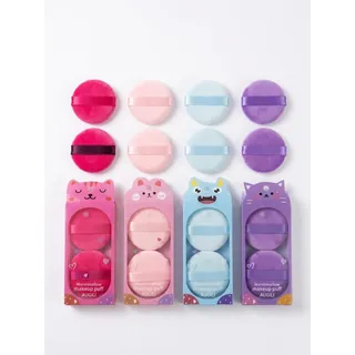 Houppette de Maquillage Ronde 3PCS