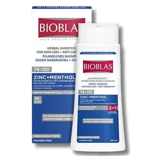 bioblas Shampoing Zinc Menthol 360 ml