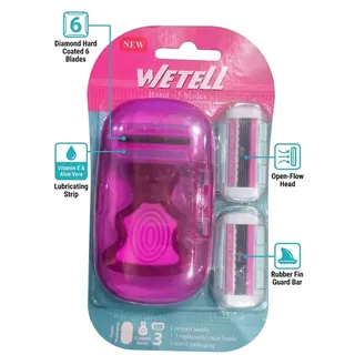 Wetell Lady Rasoir 3 Blades Soft 1PCS
