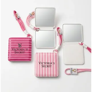 Miroir de Poche Pliable Double Face Vs avec Cordon