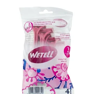 Wetell Lady Rasoir 2 Blades 4PCS
