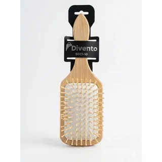 Brosse Pneumatique Plate en Bois avec Pointes Arrondies