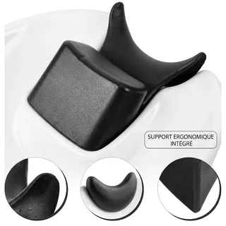 Repose-nuque en Silicone avec Cousin pour Bac a Shampoing