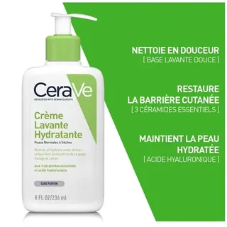 CERAVE Cr Lavante Hydratante Pns 473 ml
