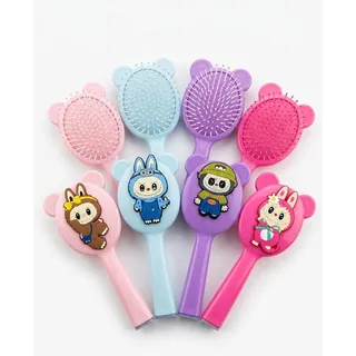 Brosse Ovale pour Enfants Labubu Fruits avec Spray