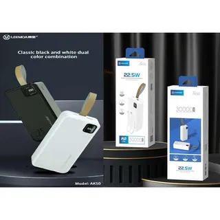LEEMOA Batterie externe AK50 – 30 000 mAh – 22,5 W