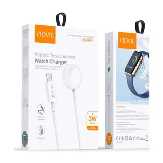 VIDVIE Chargeur magnétique Apple Watch USB-C WLC1411-T – 3 W