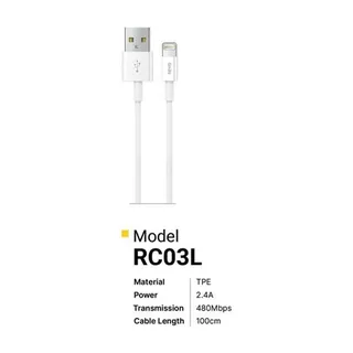 Revo Câble Lightning RC03L – TPE 2,4 A