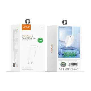 VIDVIE Chargeur secteur USB-C PLE270 – 20 W
