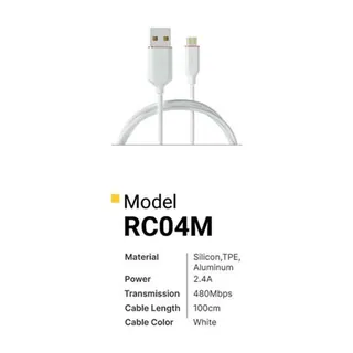 Revo Câble Micro-USB RC04M – silicone 2,4 A
