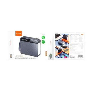 VIDVIE Batterie externe PB7025 – 60 000 mAh – 22,5 W