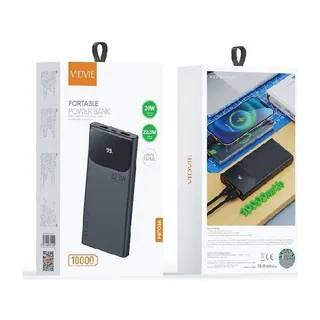VIDVIE Batterie externe PB7026 – 10 000 mAh – 22,5 W