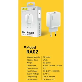 Revo Chargeur secteur RA02 – 12 W