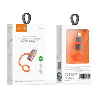 VIDVIE Adaptateur USB-C femelle vers Lightning AL1126 – PD 27 W