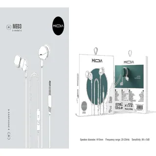 MIQIA Écouteurs filaires jack 3,5 mm ME03