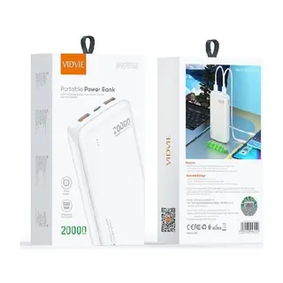VIDVIE Batterie externe PB7013 – 20 000 mAh