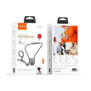 VIDVIE Support téléphone magnétique tour de cou HC1552