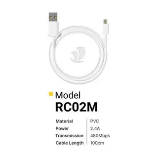Revo Câble Micro-USB RC02M – PVC 2,4 A