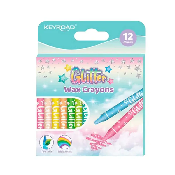 ETUI 12 CRAYONS CIRE KEYROAD WAX FASHION