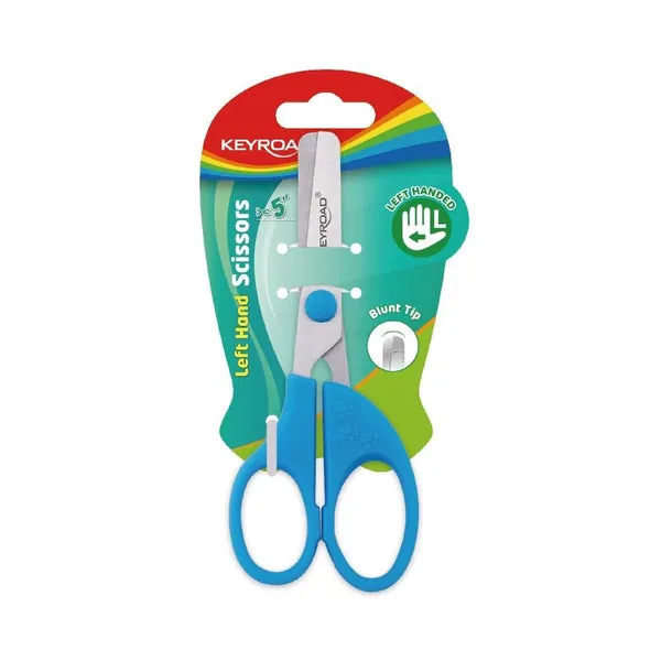 Keyroad – Ciseaux gaucher enfant 13 cm bout arrondi
