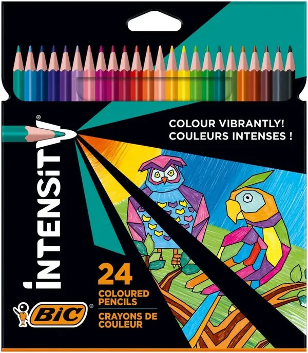 BIC Intensity Crayons de Couleur Triangulaires