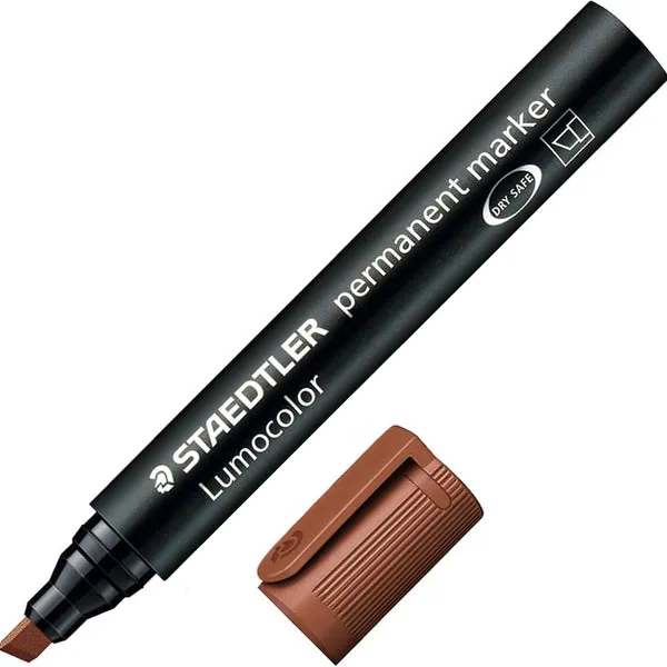 Stylo Staedtler Lumocolor Permanent 350 – Marqueur Permanent Pointe Biseau