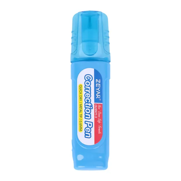 ZEYAR - Correcteur Stylo 12ml à Pointe Métallique 0.8mm