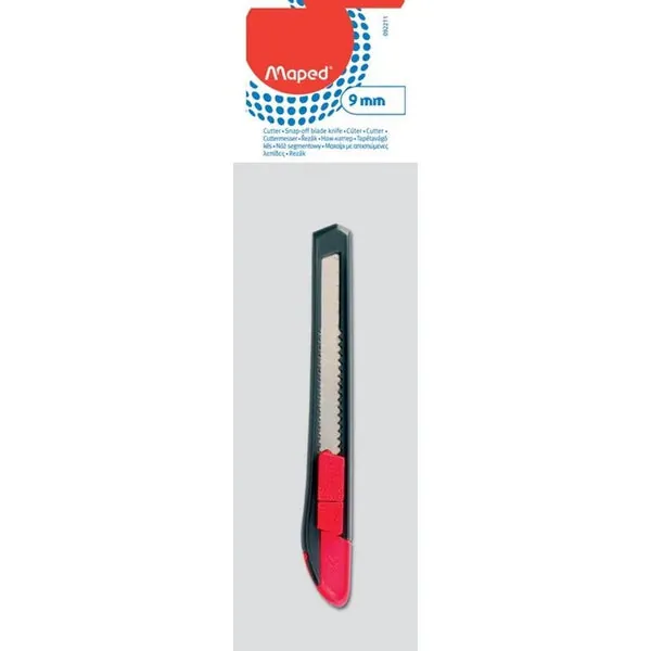 Maped – Cutter rétractable 9 mm casse-lames intégré