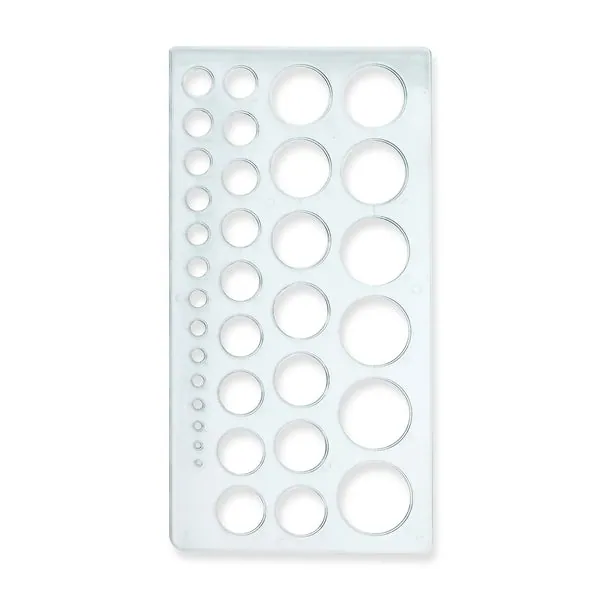 Gabarit De Cercles En Plastique - Pochoir Géométrique
