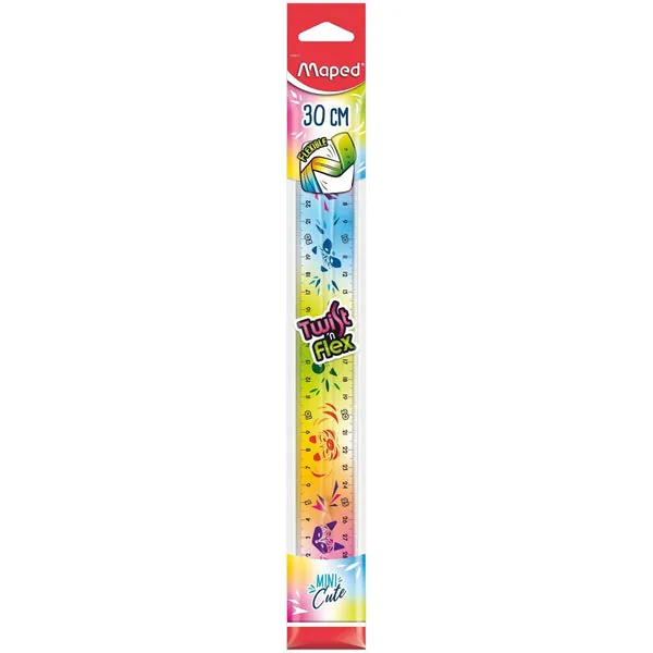 Maped Twist'n Flex Mini Cute - Règle flexible 30 cm