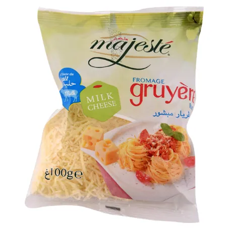 Fromage gruyère Rapé MAJESTE 100 g