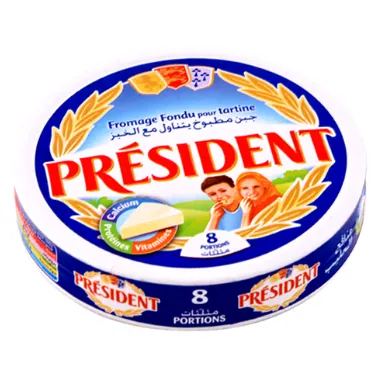 Fromage fondu PRESIDENT 8 portions