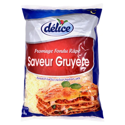 Fromage fondu rapé au gruyèr MILKANA 1 kg