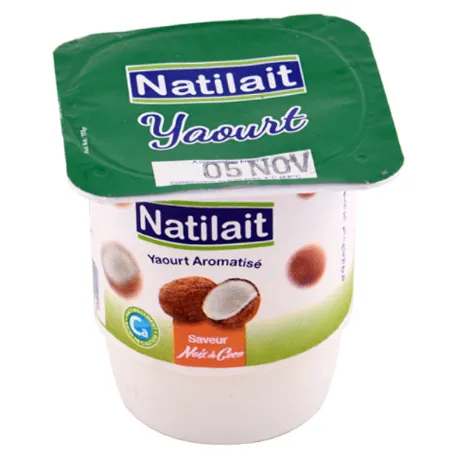 Yaourt aromatisé Noix de coco NATILAIT 110 g